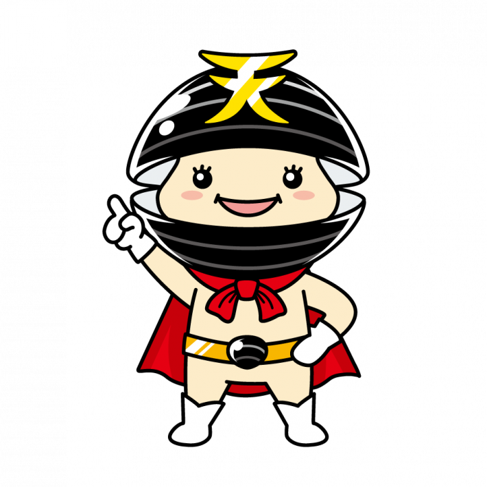てしお仮面（天下一品ポーズ）